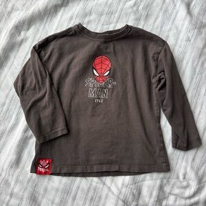 Zara Toddler Boys Long Sleeve T-Shirt Marvel Spider-Man Size 3-4yrs